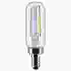 SATCO S21341 2.8T6/LED/CL/940/120V/E12 2.8 Watt T6 LED; Clear; Candelabra base; 90 CRI; 4000K; 120 Volt