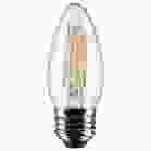 SATCO S21368 4B11/LED/927/CL/120V/E26/3PK 4 Watt B11 LED; Clear; Medium base; 90 CRI; 2700K; 120 Volt; 3-Pack