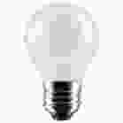 SATCO S21816 4.5G16.5/LED/WH/927/120V/E26/2 4.5 Watt G16.5 LED; White; Medium Base; 2700K; 350 Lumens; 120 Volt; 2-Pack