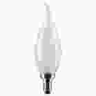 SATCO S21847 5.5CA10/LED/927/FR/120V/E12/2C 5.5 Watt CA10 LED; Frosted; Candelabra Base; 2700K; 500 Lumens; 120 Volt; 2-Pack