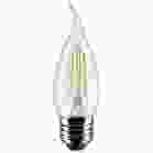 SATCO S21849 4CA10/LED/927/CL/120V/E26/2CD 4 Watt CA10 LED; Clear; Medium Base; 2700K; 350 Lumens; 120 Volt; 2-Pack