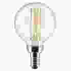 SATCO S21875 4G16.5/LED/CL/950/120V/E12/2CD 4 Watt G16.5 LED - Clear - Candelabra Base - 5000K - 120 Volt - 2-Pack