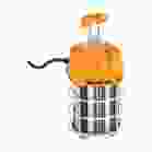 SATCO S38946 100W/LED/HID/TEMP/5K/120V 100 Watt LED Hi-Lumen temporary Hi-Bay Caged lamp; 5000K; Integrated Cord / Plug & Hook; 120 Volt