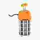 SATCO S38975 150W/LED/HID/TEMP/5K/120V 150 Watt LED Hi-Lumen temporary Hi-Bay Caged lamp; 5000K; Integrated Cord / Plug & Hook; 120 Volt