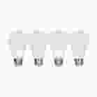 SATCO S39597 9.5A19/LED/850/ND/120V/4PK;9.5 Watt; A19 LED; Frost; 5000K; Medium base; 220 deg. Beam Angle; 120 Volt; Non-Dimmable; 4-Pack