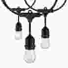 SATCO S8037 24FT/LED/SL/S14/822K/2PK/120V 2 Pack; 24Ft; LED String Light; Includes 12-S14 bulbs; 2000K; 120 Volts