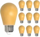 Bulbrite 862320 (LED2S14/YLW/FIL/D-10PK) 2.5W LED S14 YELLOW FILAMENT DIMMABLE-10PK