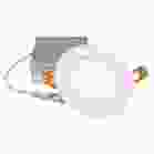 Bulbrite 861672 LED7JBOXDL/3/927/WHRD/D-2PK 7W LED 3" RECESSED DOWNLIGHT W/ METAL JBOX & BAFFLE WHITE ROUND DIMMABLE 90CRI 2700K 120V-2PK