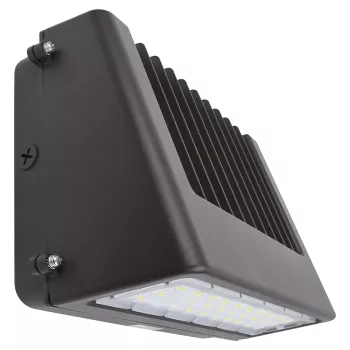 Naturaled  9553 FXCWP60SW/CCT3/BZ-PHO (Full Cut Off Wallpack LED - CCT- Photocell) 120-277V (28W/40W/60W) 50,000Hr 3,780/5,400/8,176 3000K/4000K/5000K
