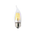 Halco 85064 CA10CL4ANT/827/E26/LED2 CA10 3.8W 2700K Dimmable Clear Filament E26 ProLED
