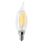 Halco 85066 CA10CL4ANT/830/LED2 CA10 4.5W 3000K Dimmable Clear Filament E12 ProLED