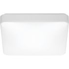 Nuvo 62/1098 14 in.; Flush Mounted LED Light; Fixture; Square shape; White Finish; with Occupancy Sensor;120V