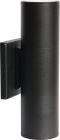 Nuvo 62/1144R1 2 Light; LED Large Up and Down Sconce Fixture; Black Finish; 20W; 120/277V