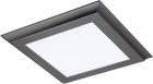 Nuvo 62/1171 18W; 12 in.; x 12 in.; Surface Mount LED Fixture; 3000K; Gun Metal Finish; 100-277V