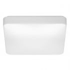 NUVO 62/1216 14 inch; Flush Mounted LED Fixture; CCT Selectable; Square; White Acrylic