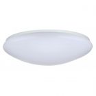 NUVO 62/1218 19 inch; Flush Mounted LED Fixture; CCT Selectable; Round; White Acrylic