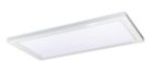 Nuvo 62/1252 22W; 12 in.; x 24 in.; Surface Mount LED Fixture; 4000K; 90 CRI; Low Profile; White Finish; 120/277V