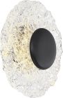 NUVO 62/1494 Riverbed; LED Flush Mounted Fixture; 11W; Matte Black Finish with Woven Glass