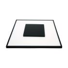 NUVO 62/1520 26 watt; 13" Flush Mount LED Fixture; Square Shape; Black Finish