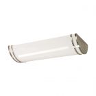 NUVO 62/1639 Glamour LED 25 inch; Linear Flush Mount Fixture; Brushed Nickel Finish; CCT Selectable 3K/4K/5K