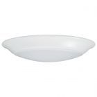 NUVO 62/1660 7 inch; LED Disk Light; 3000K; 6 Unit Contractor Pack; White Finish