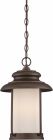 Nuvo 62/635 Bethany; LED Outdoor Hanging with Satin White Glass