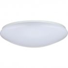 Nuvo 62/766 19 in.; Flush Mounted LED Light; Fixture; White Finish; with Occupancy Sensor; 120V