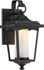 Nuvo 62/821 Essex 6.5 in.; Wall Lantern; Sterling Black Finish