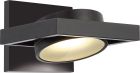 Nuvo 62/993 Hawk LED Pivoting Head Wall Sconce; Black Finish; Lamp Included