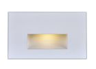 Nuvo 65/407 LED Horizontal Step Light; 5W; White Finish; 120V