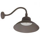 NUVO 65/662 LED Gooseneck; 30W/40W/50W; CCT Selectable 3K/4K/5K; Bronze; 120-277V; With Photocell