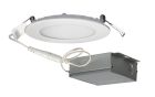 Satco S11601 10WLED/DW/EL/4/940/RND/RD 10 watt LED Direct Wire Downlight; Edge-lit; 4 inch; 4000K; 120 volt; Dimmable; Round; Remote Driver