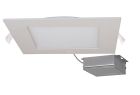 Satco S11615 24WLED/DW/EL/8/930/SQ/RD 24 watt LED Direct Wire Downlight; Edge-lit; 8 inch; 3000K; 120 volt; Dimmable; Square; Remote Driver
