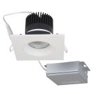 Satco S11627 12WLED/DW/GBL/3/930/SQ/RD/WH 12 watt LED Direct Wire Downlight; Gimbaled; 3.5 inch; 3000K; 120 volt; Dimmable