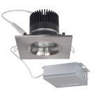 Satco S11629 12WLED/DW/GBL/3/930/SQ/RD/BN 12 watt LED Direct Wire Downlight; Gimbaled; 3.5 inch; 3000K; 120 volt; Dimmable