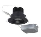 Satco S11631 12WLED/DW/DNL3/930/RND/RD/BK 12 watt LED Direct Wire Downlight; 3.5 inch; 3000K; 120 volt; Dimmable; Round; Remote Driver; Black