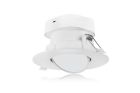 Satco S11708 7WLED/DW/GBL/4/27K/120V 7 watt LED Direct Wire Downlight; Gimbaled; 4 inch; 2700K; 120 volt; Dimmable