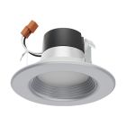 SATCO S11833 7WLED/RDL/4/CCT-SEL/120V/BN; 7 Watt; LED Downlight Retrofit; 4 Inch; CCT Selectable; 120 volts; Dimmable; Brushed Nickel Finish