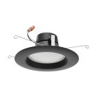SATCO S11835 9WLED/RDL/5-6/CCT-SEL/120V/BL; 9 Watt; LED Downlight Retrofit; 5 Inch - 6 Inch; CCT Selectable; 120 volts; Dimmable; Black Finish