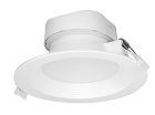Satco S39027 9WLED/DW/RDL/5-6/30K/120V 9 watt LED Direct Wire Downlight; 5-6 inch; 3000K; 120 volt; Dimmable