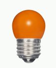 Satco S9164 1.2W S11/OR/LED/120V/CD 1.2W LED; S11; Ceramic Orange; Medium base; 120V
