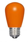 Satco S9173 1.4W S14/OR/LED/120V/CD 1.4W LED; S14; Ceramic Orange; Medium base; 120V