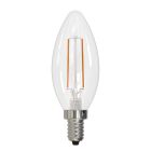 Bulbrite 776690 LED4B11/27K/FIL/D/B-8PK B11 Candelabra(E12) 4W Yes - Dimmable Light Bulb 2700K Warm White 40 Watts Equivalent 1PK