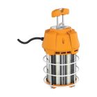 SATCO S38946 100W/LED/HID/TEMP/5K/120V 100 Watt LED Hi-Lumen temporary Hi-Bay Caged lamp; 5000K; Integrated Cord / Plug & Hook; 120 Volt