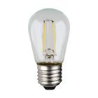 SATCO S8021 1WS14/LED/CL/27K/120V/ND/4PK S14 LED String Light Replacement Bulb; 2700K; 120 Volt; Replacement 4-pack