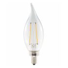 Halco 85065 CA10CL4ANT/827/LED2 CA10 3.8W 2700K Dimmable  Clear Filament E12 ProLED