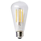 Halco 85043 ST19CL5ANT/827/LED2 ST19 120V 5.5W 2700K E26 Clear ProLED