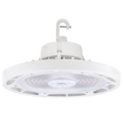 Halco 30256 HRHB-240-CS-U-WH;HoverBay Round Highbay, 100W, CCT Selectable, Universal Voltage 120-277 VAC, White Housing