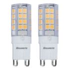 Bulbrite 861524 LED3G9/27K/120-2PK 3.5W LED G9 CLEAR 2700K 120V-2PK