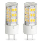 Bulbrite 861536 LED4GY6/30K/D/2-2PK  LED Mini T4 Dimmable Bi-Pin Base (GY6.35) Light Bulb 35 Watt Equivalent 3000K, Clear, Pack of 2